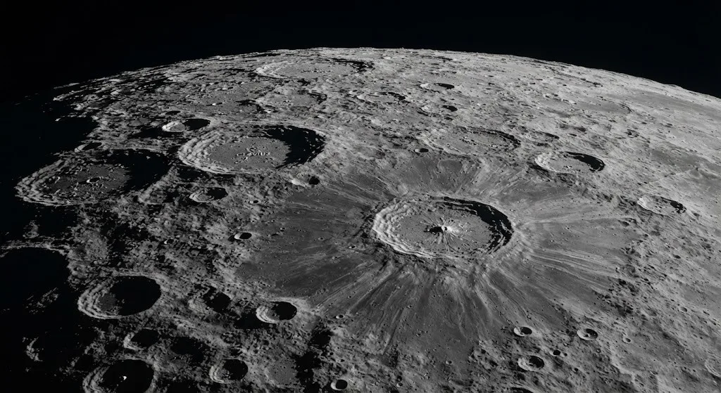 Los cráteres de la Luna