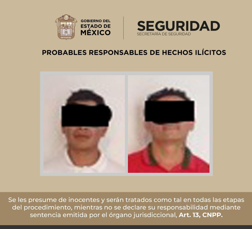 Intentan huir de la Policía Estatal y terminan detenidos con presunta droga