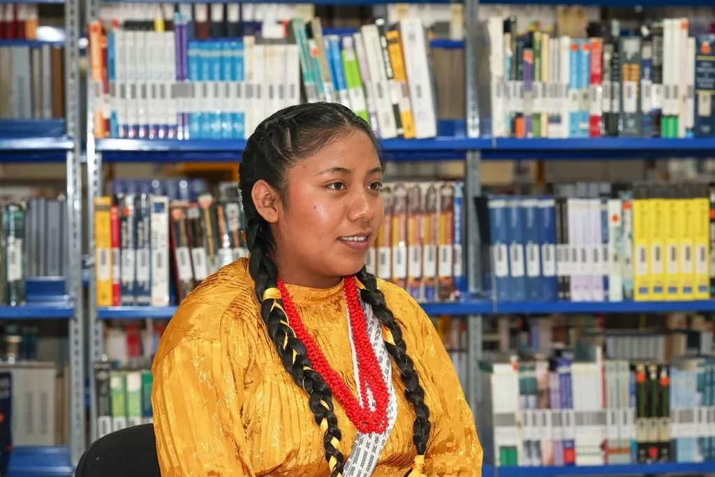 Daira Bautista preserva sus raíces mazahuas