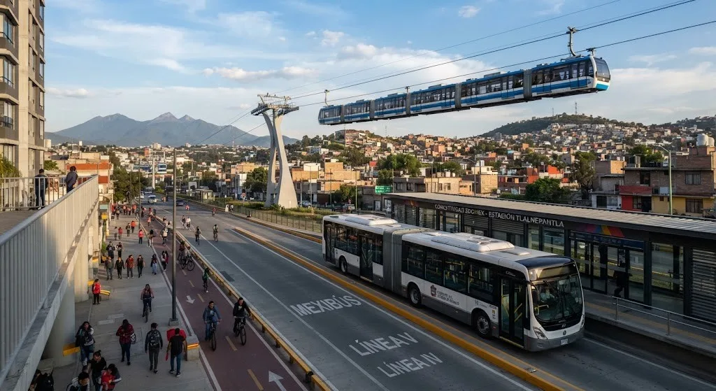 Nuevos sistemas de transporte amplían la conectividad en el Estado de México