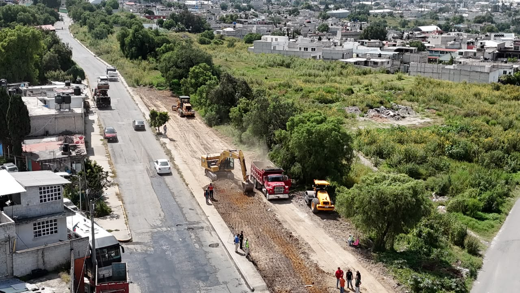 Tecámac fortalece movilidad con obras en Canal del Norte