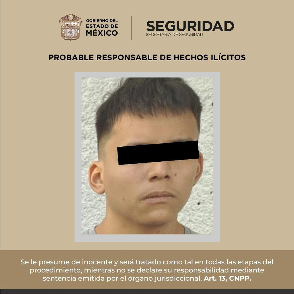 Detienen a sujeto por tentativa de feminicidio en Naucalpan