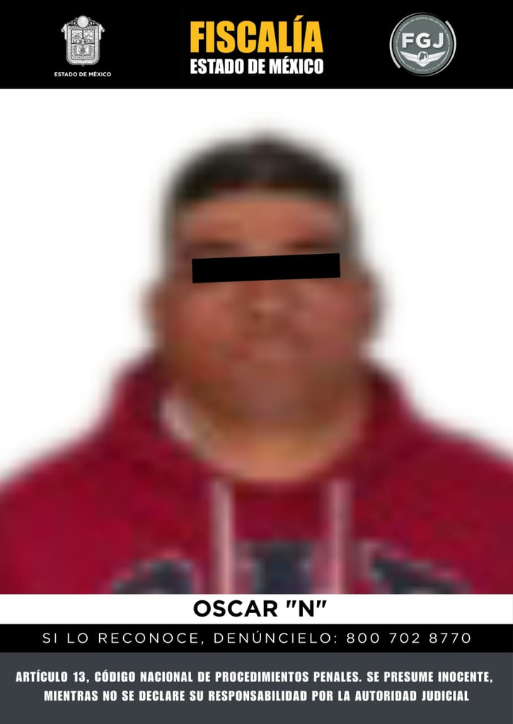 Capturan a sujeto investigado por feminicidio cometido en Totoltepec, Toluca