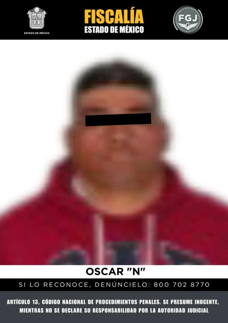 Capturan a sujeto investigado por feminicidio cometido en Totoltepec, Toluca