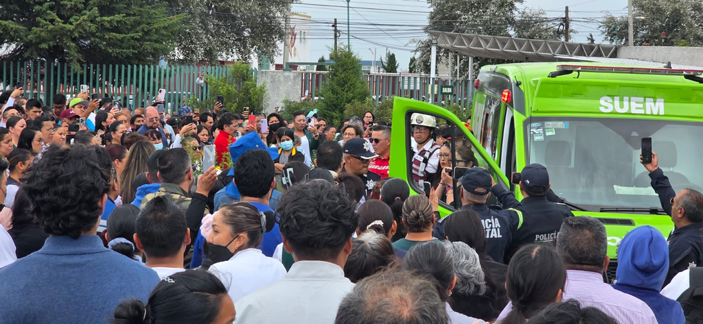 Protección Civil controla contingencia por gas LP en Hospital Adolfo López Mateos