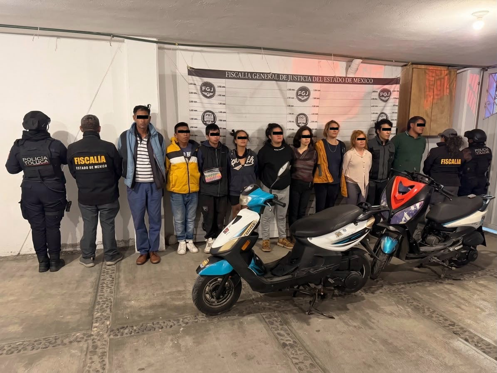 Operativo en El Cóporo deja 10 detenidos, motonetas y dosis de cristal aseguradas