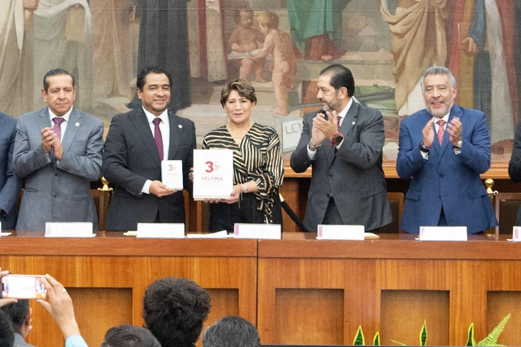 Recibe Congreso del Estado de México Tercer Informe de la gobernadora Delfina Gómez Álvarez