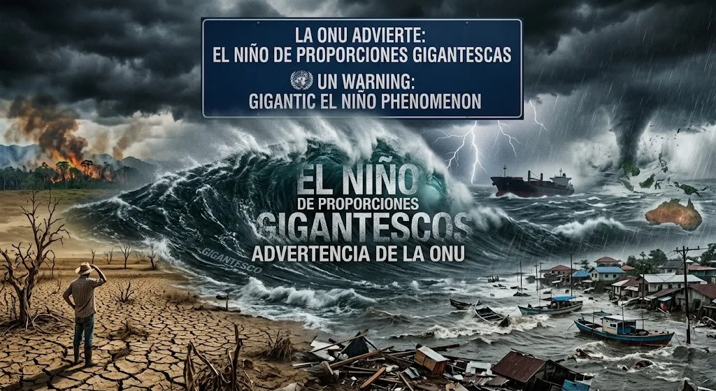 ONU alerta por El Niño; podría intensificarse a finales de 2026