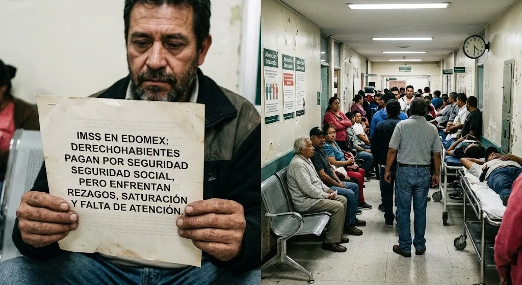 IMSS en Edomex: derechohabientes pagan por seguridad social, pero enfrentan rezagos, saturación y falta de atención