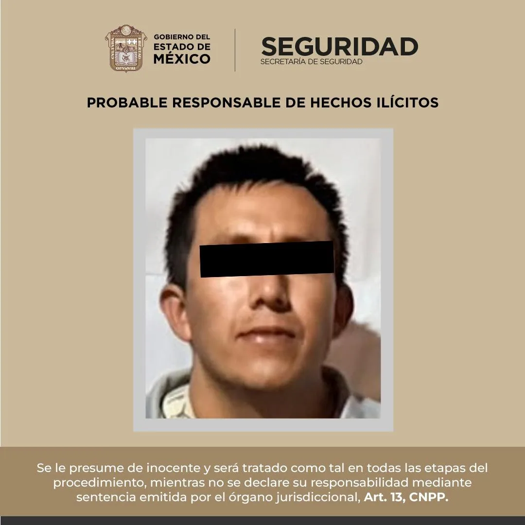 En Toluca detienen a probable responsable de robo con violencia