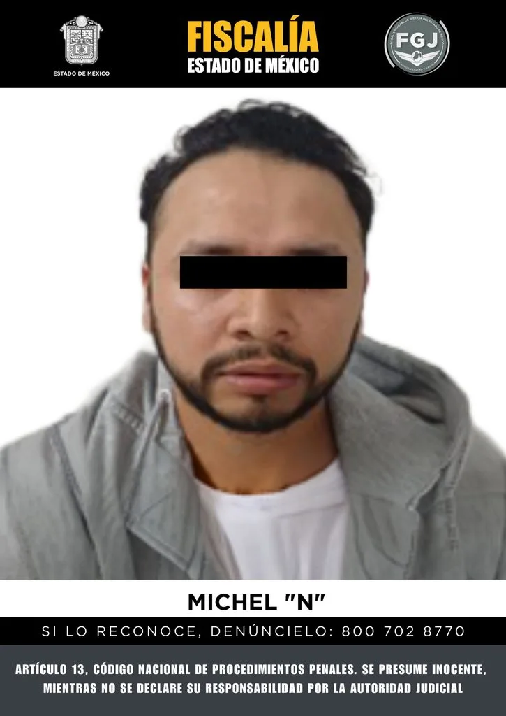 De quemar autos a la cárcel: Procesan al “Chino Michel”, operador de la Familia Michoacana por extorsiones en Metepec y San Mateo Atenco