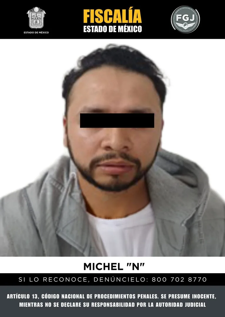 De quemar autos a la cárcel: Procesan al “Chino Michel”, operador de la Familia Michoacana por extorsiones en Metepec y San Mateo Atenco