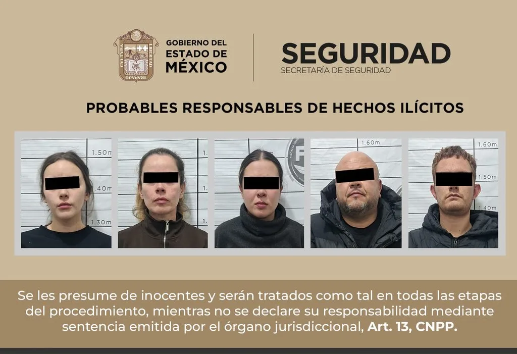 Detienen a cinco con armas largas  y narcóticos en Valle de Bravo