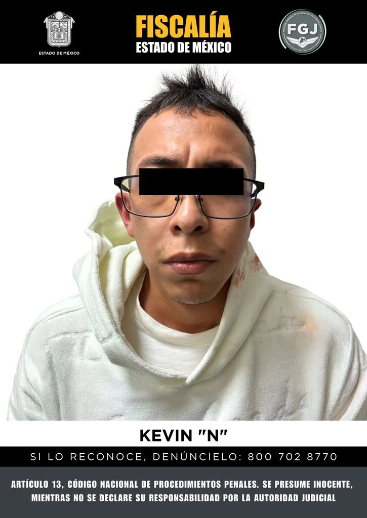 Investigan a Kevin “N” por homicidio en Naucalpan; juez decreta prisión preventiva