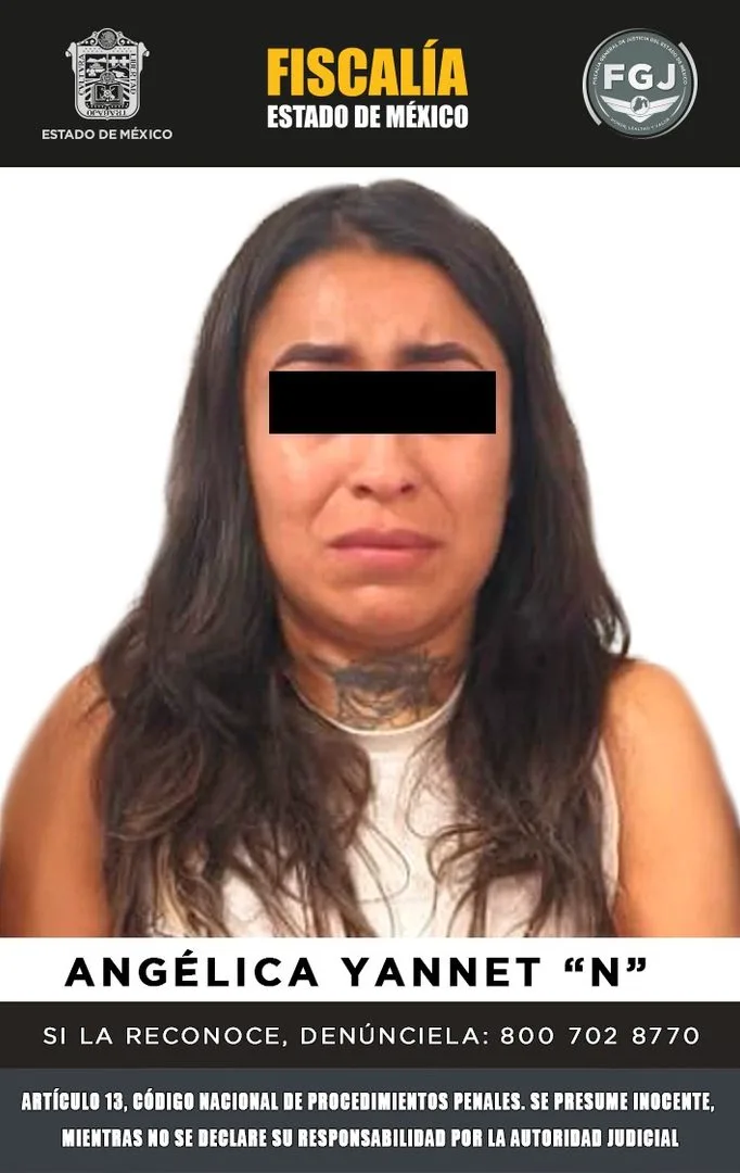 Detienen a Angélica Yannet “N” por obligar a una niña de 10 años a trabajar en bares de Naucalpan