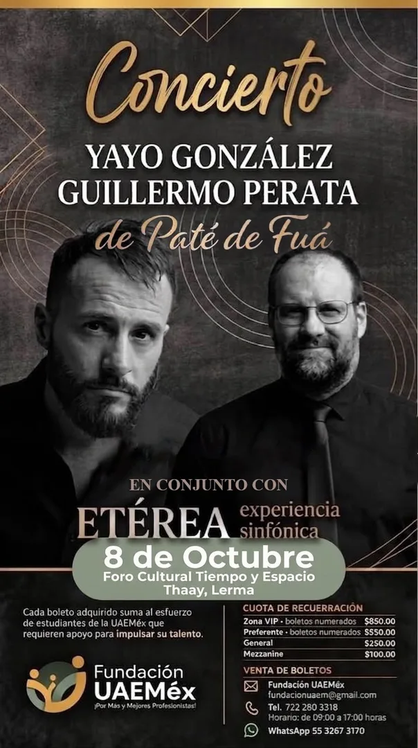 Fundación UAEMéx convierte la música en apoyo para estudiantes