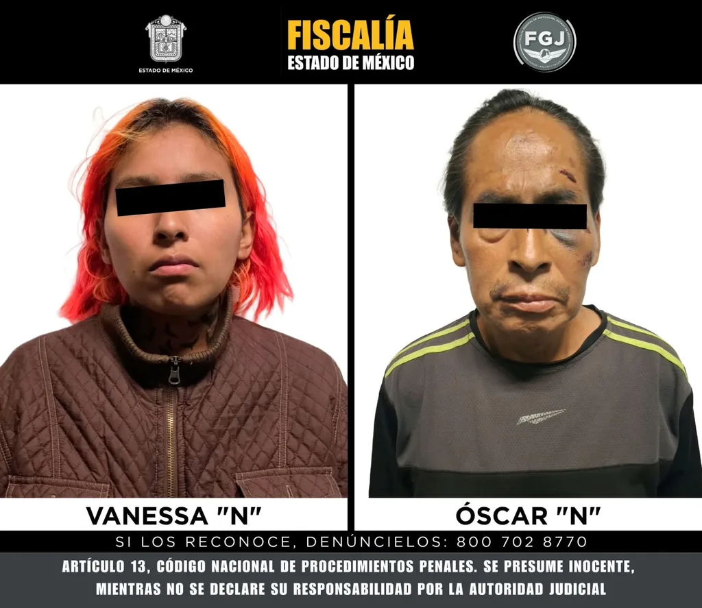 Proceso penal contra Vanessa «N» y Óscar «N» por delitos contra su hijo menor de edad en Temoaya