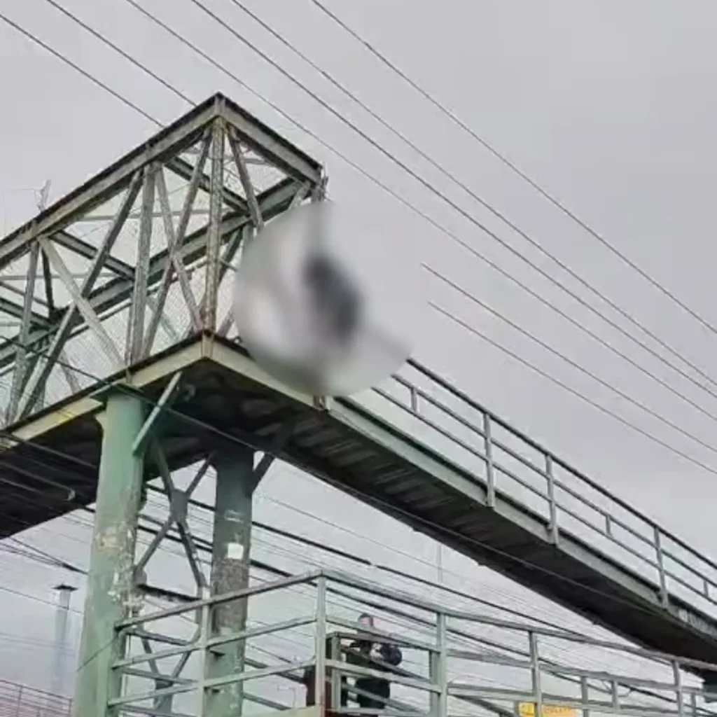 Salvan a mujer que pretendía arrojarse de puente peatonal en Ecatepec