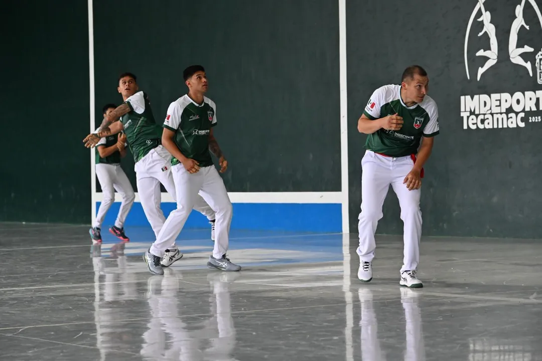 Tecámac recibe a la selección mexicana de pelota vasca para su preparación