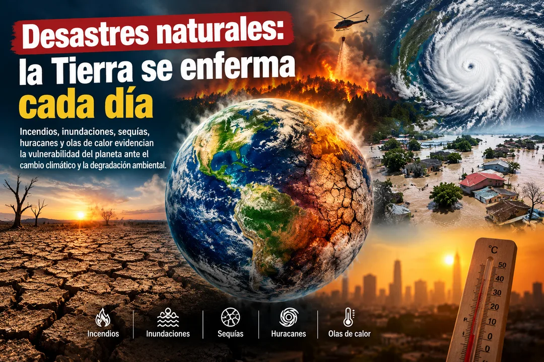 Desastres naturales: la Tierra se enferma cada día