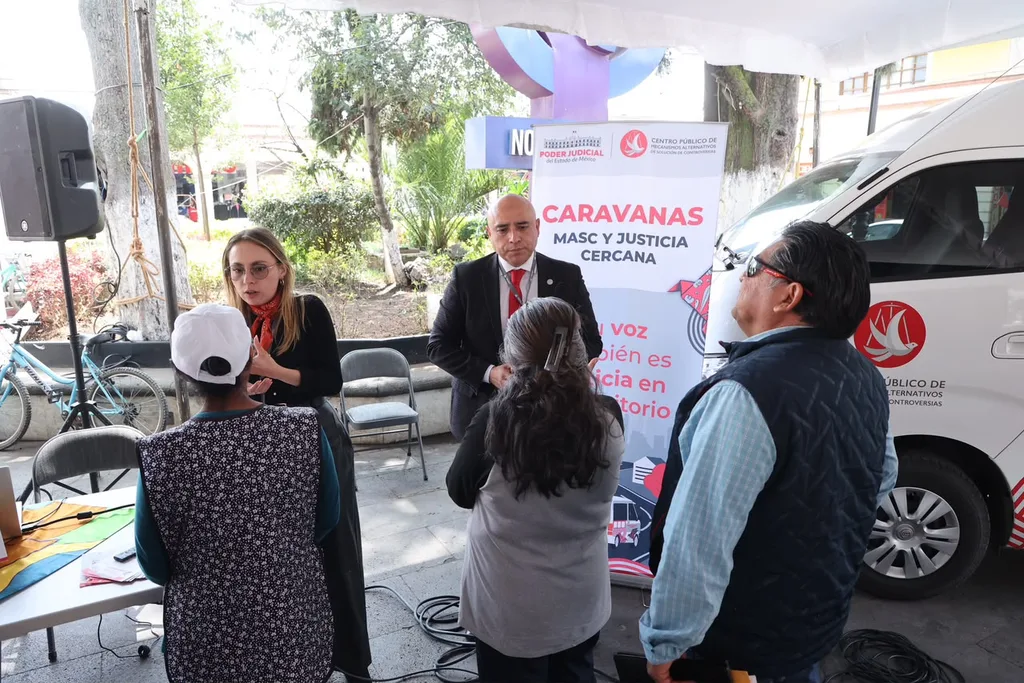 PJEdomex acerca la mediación y la solución de conflictos a las comunidades