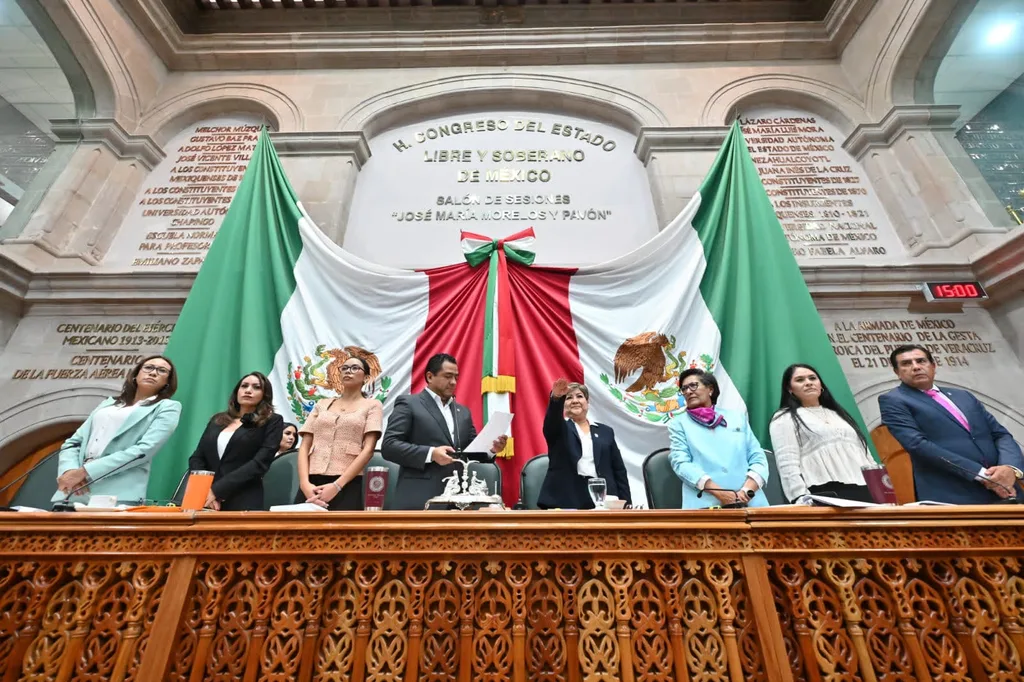 Entre el respaldo oficialista y el reclamo de la oposición: LXII Legislatura ahonda en la Glosa de Delfina Gómez