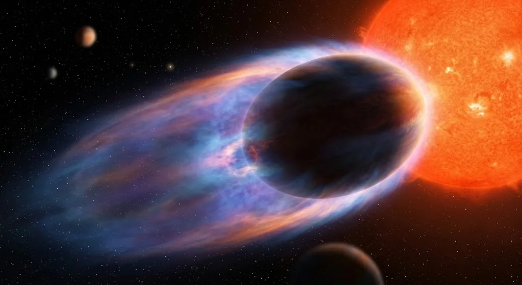 Descubren una atmósfera deformada en un planeta a 1,300 años luz