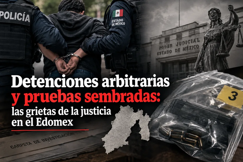 Detenciones arbitrarias y pruebas sembradas: las grietas de la justicia en el Edomex