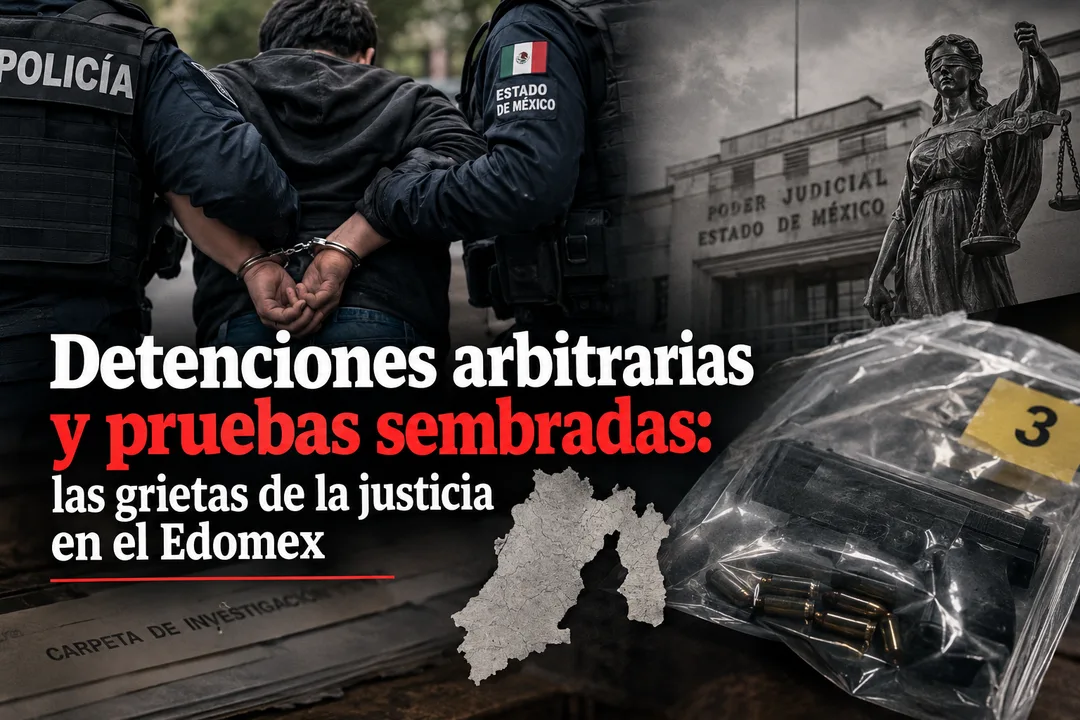 Detenciones arbitrarias y pruebas sembradas: las grietas de la justicia en el Edomex