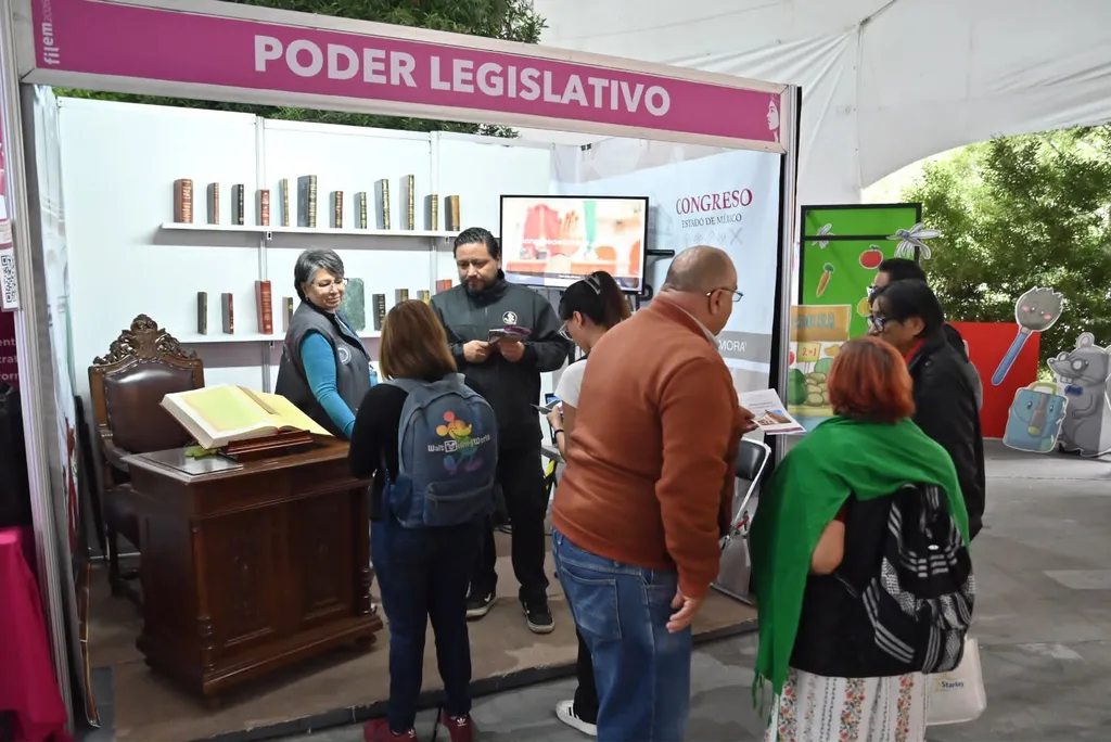 Participa el Congreso mexiquense en la FILEM 2026 con un stand interactivo y oferta editorial