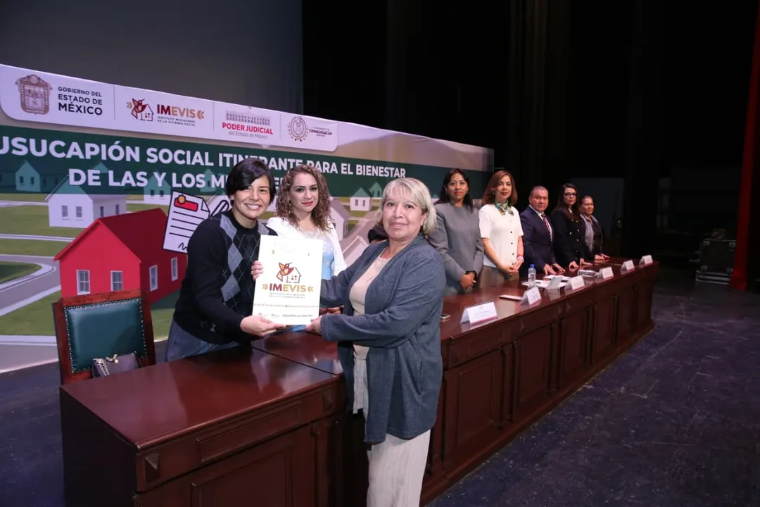 PJEdomex e IMEVIS suman esfuerzos para brindar certeza jurídica a familias mexiquenses