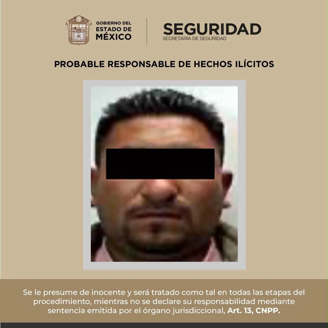 Detienen en Ixtlahuaca a presunto homicida con orden de aprehensión vigente
