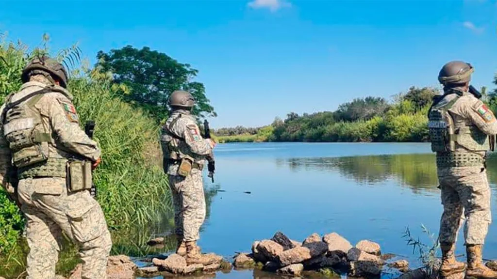Despliegan 500 militares en la frontera de Tamaulipas como parte de operativo con EU