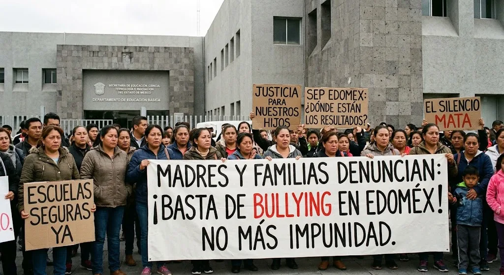 Madres y familias denuncian falta de resultados contra el bullying en escuelas del Edomex