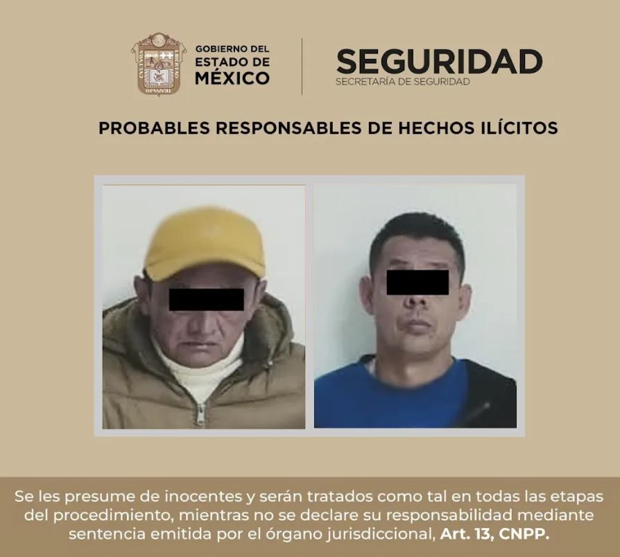 Detienen a dos por delitos contra la salud en Nezahualcóyotl