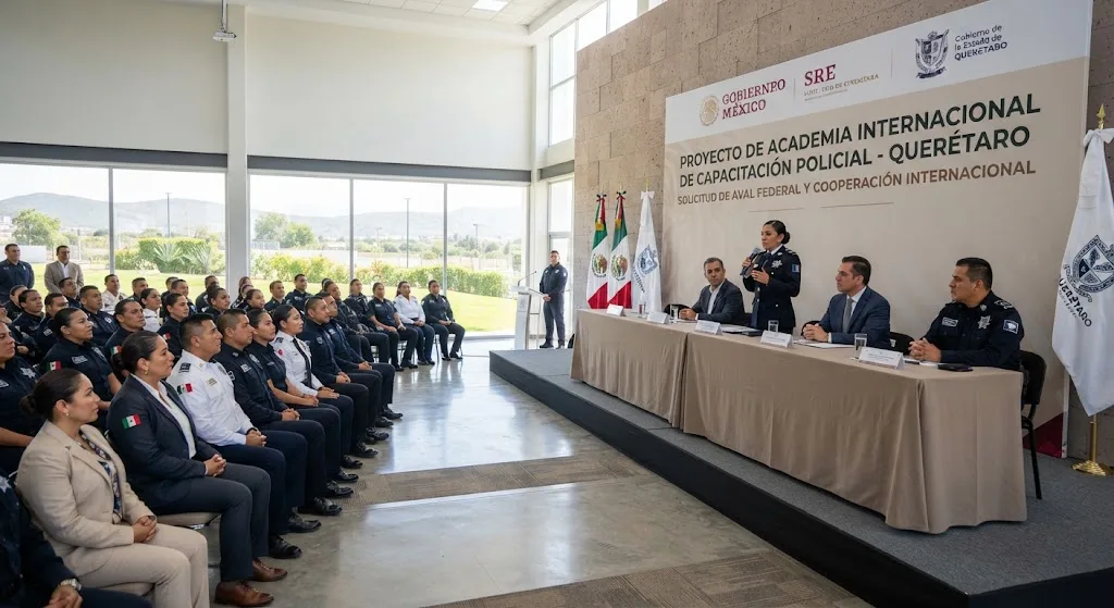 Cancillería pide aval federal para proyecto de Academia Internacional de Capacitación Policial en Querétaro