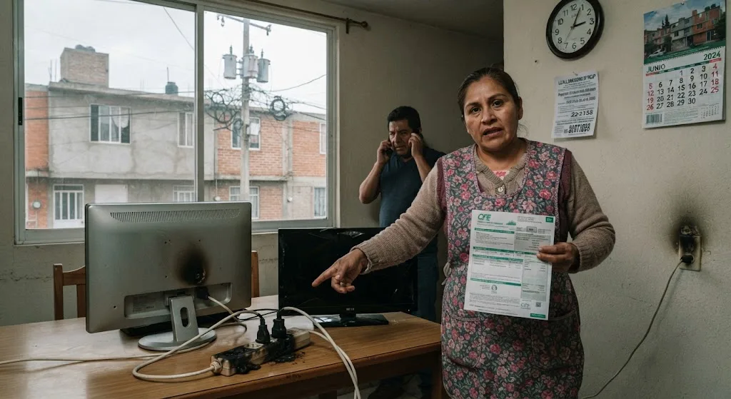 Apagones sin aviso y aparatos dañados: ¿quién responde por las pérdidas en el Edomex?